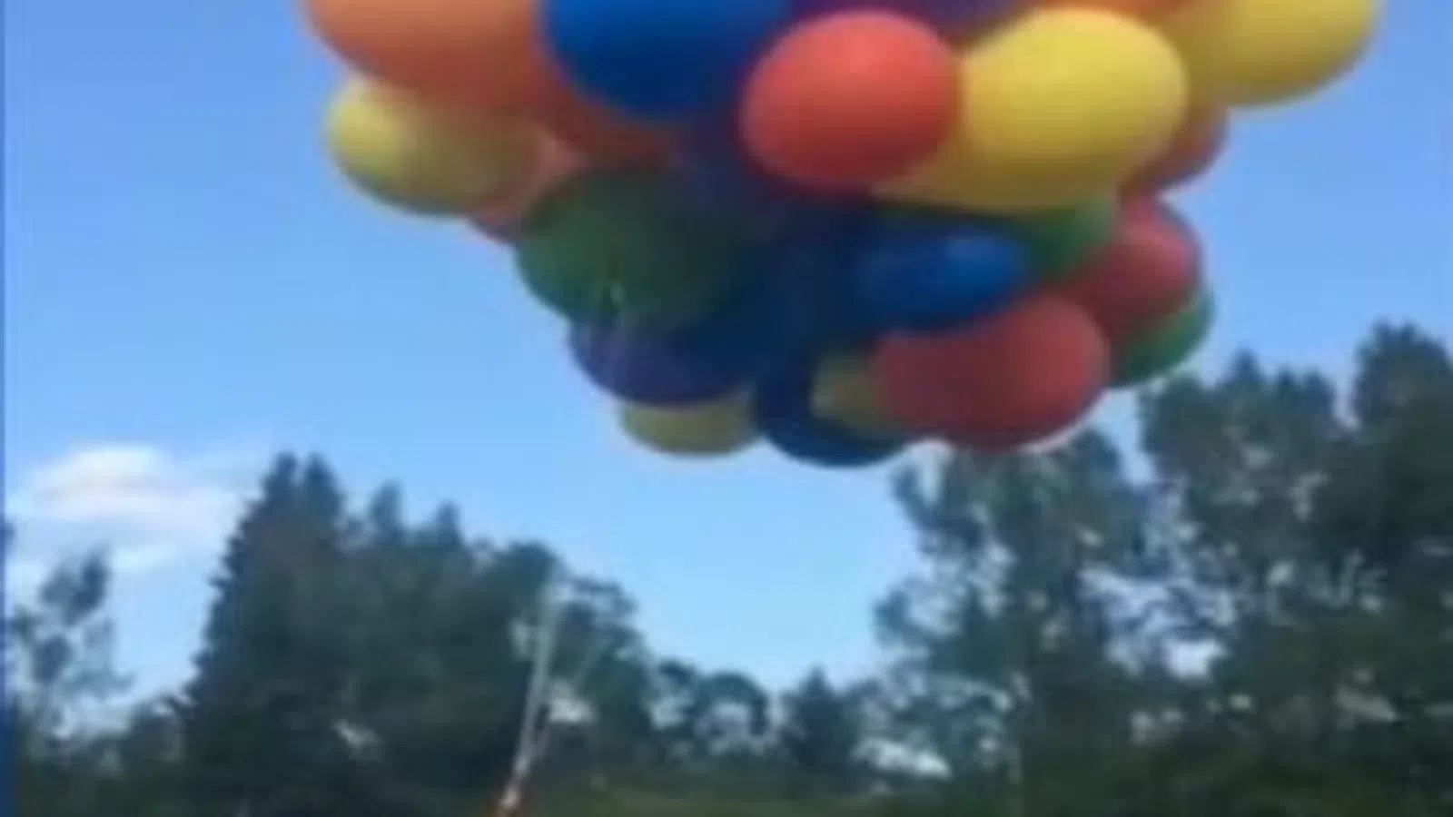 Man arrested after balloon flight