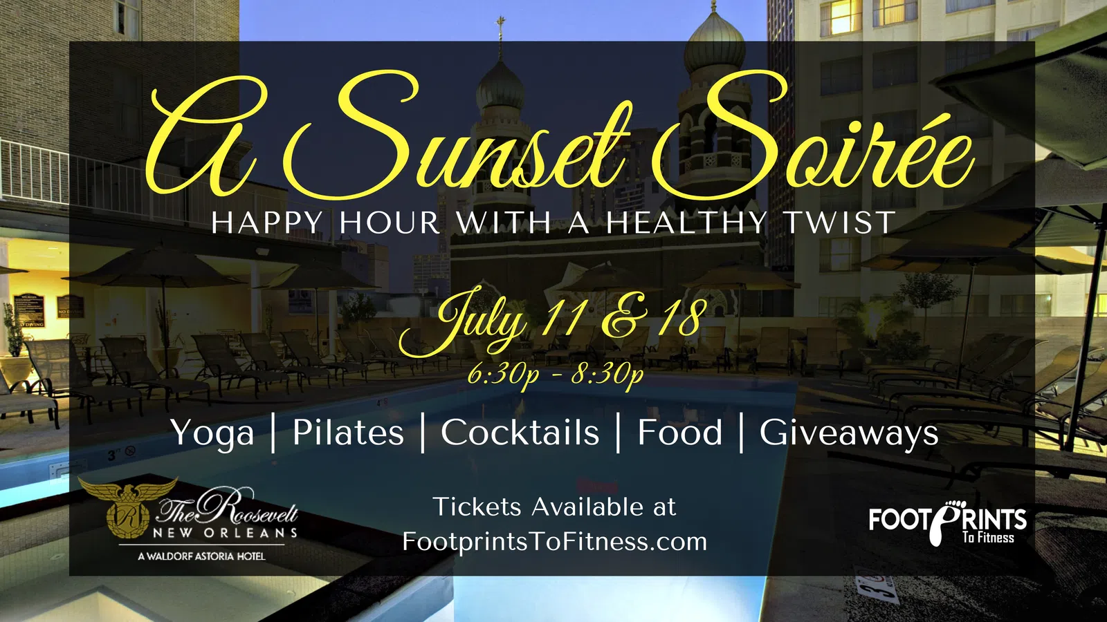 Summer Healthy Happy Hour Series Coming to Roosevelt Hotel this July