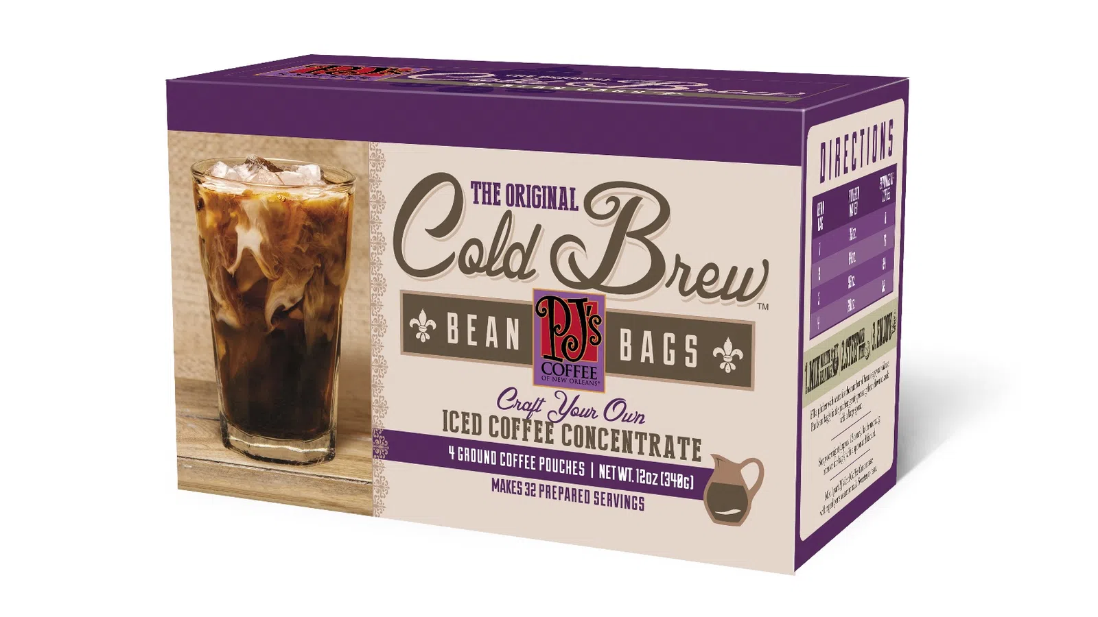 Make Iced Coffee At Home With PJ's Coffee New Cold Brew Bean Bags