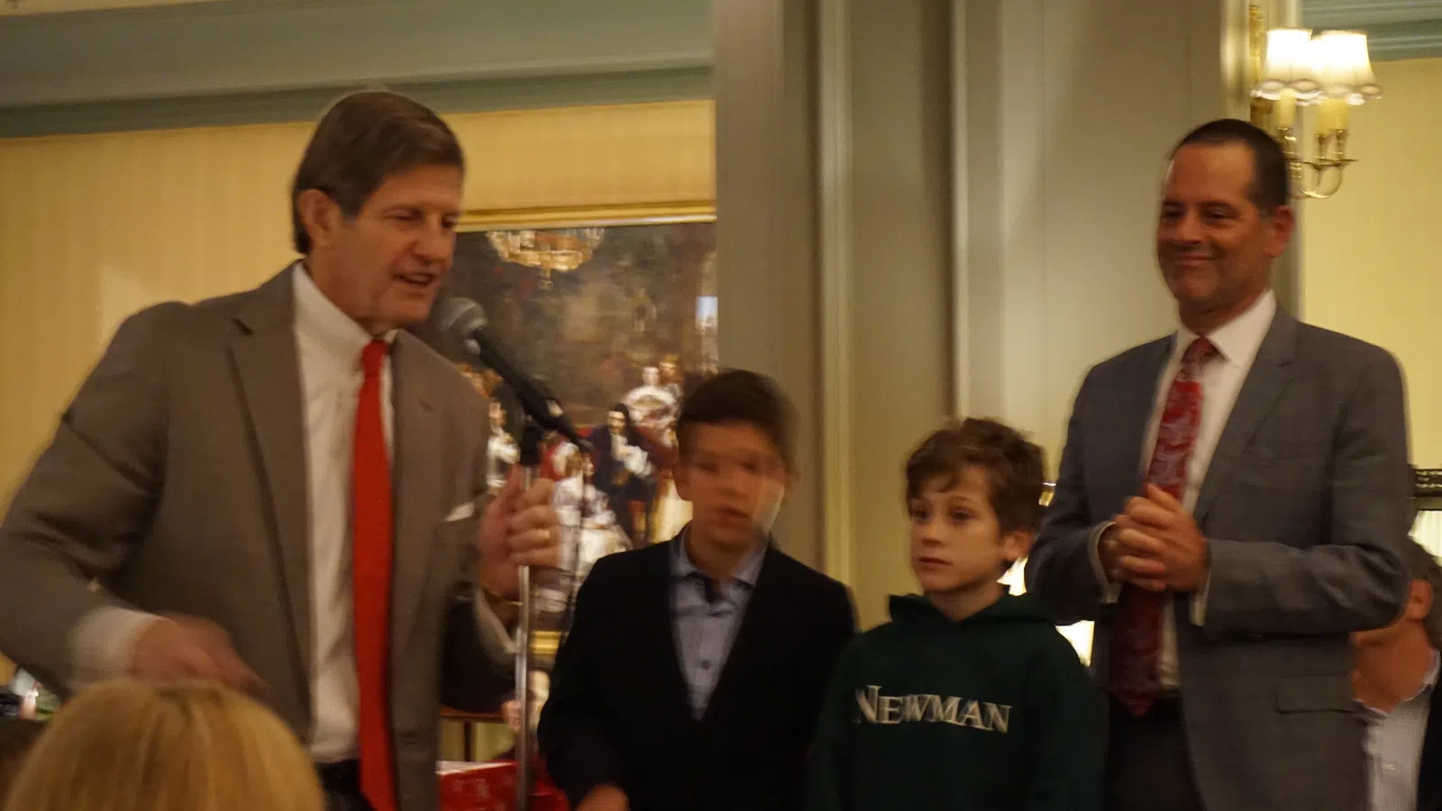 The Christmas Tree Lighting Ceremony at Windsor Court Hotel