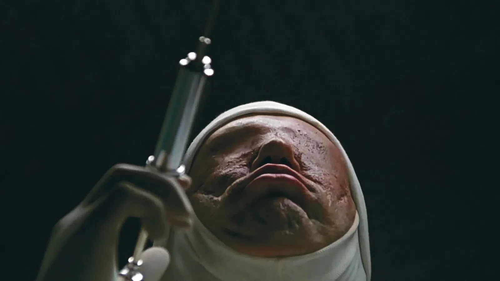 a close-up of a mouth