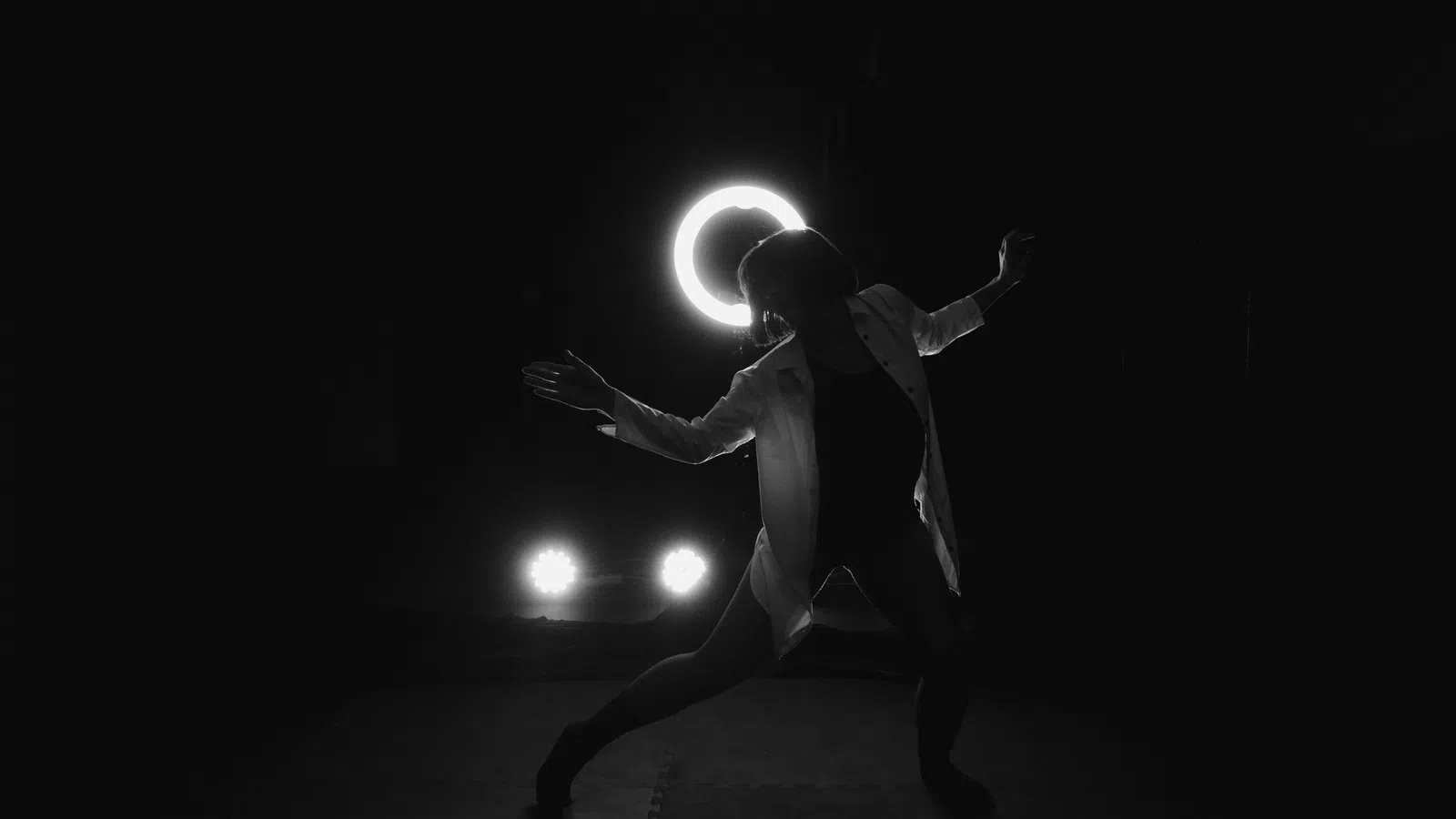 a person dancing on stage