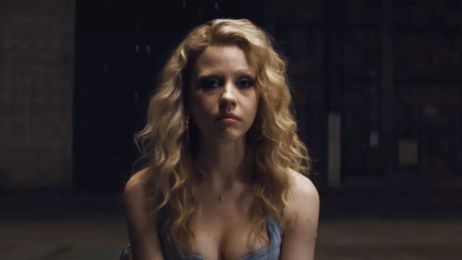 Mia Goth with long hair