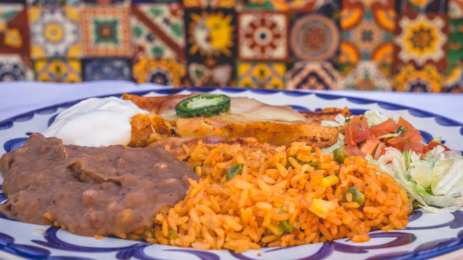 a plate of food