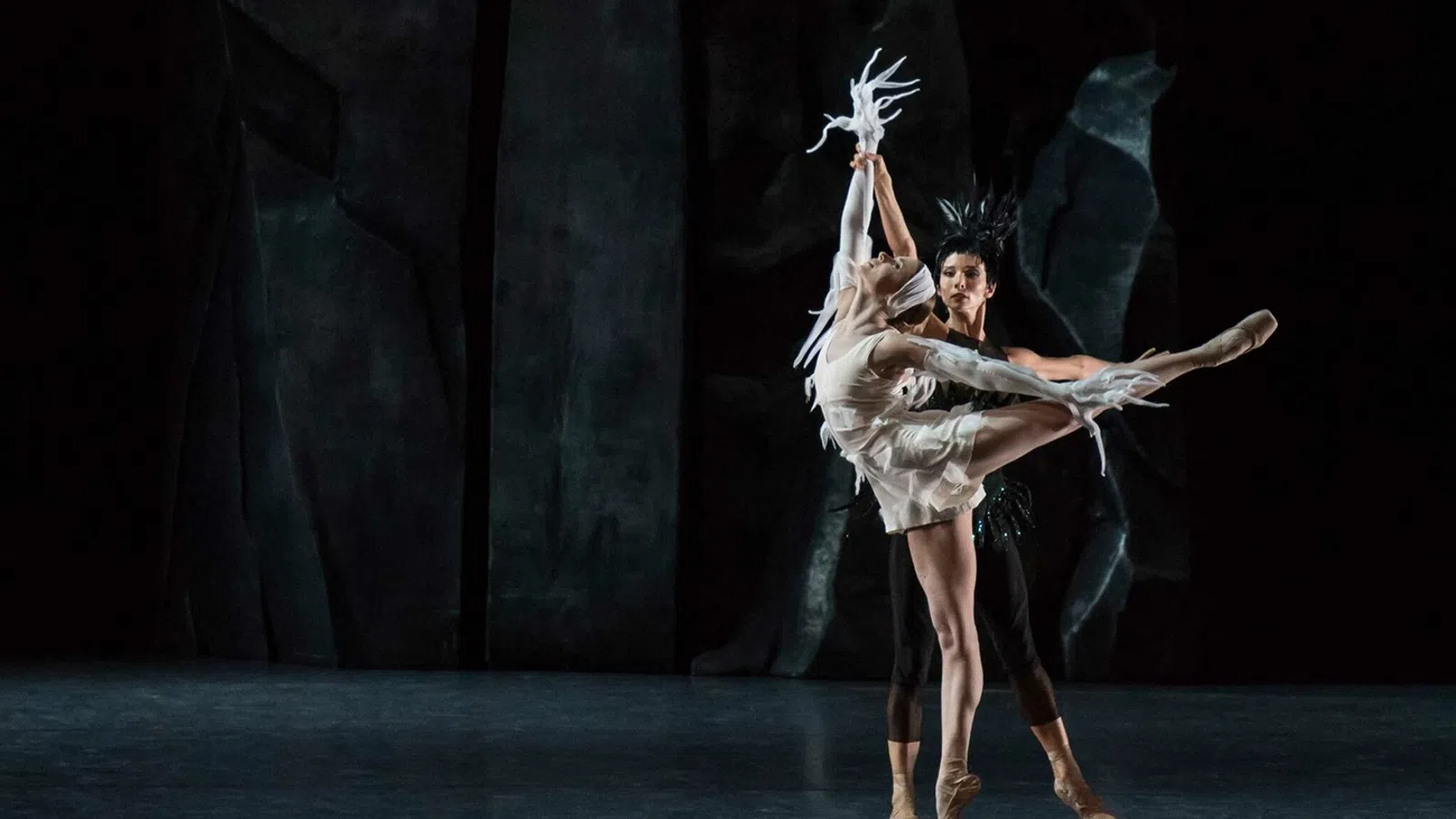 a person dancing on a stage