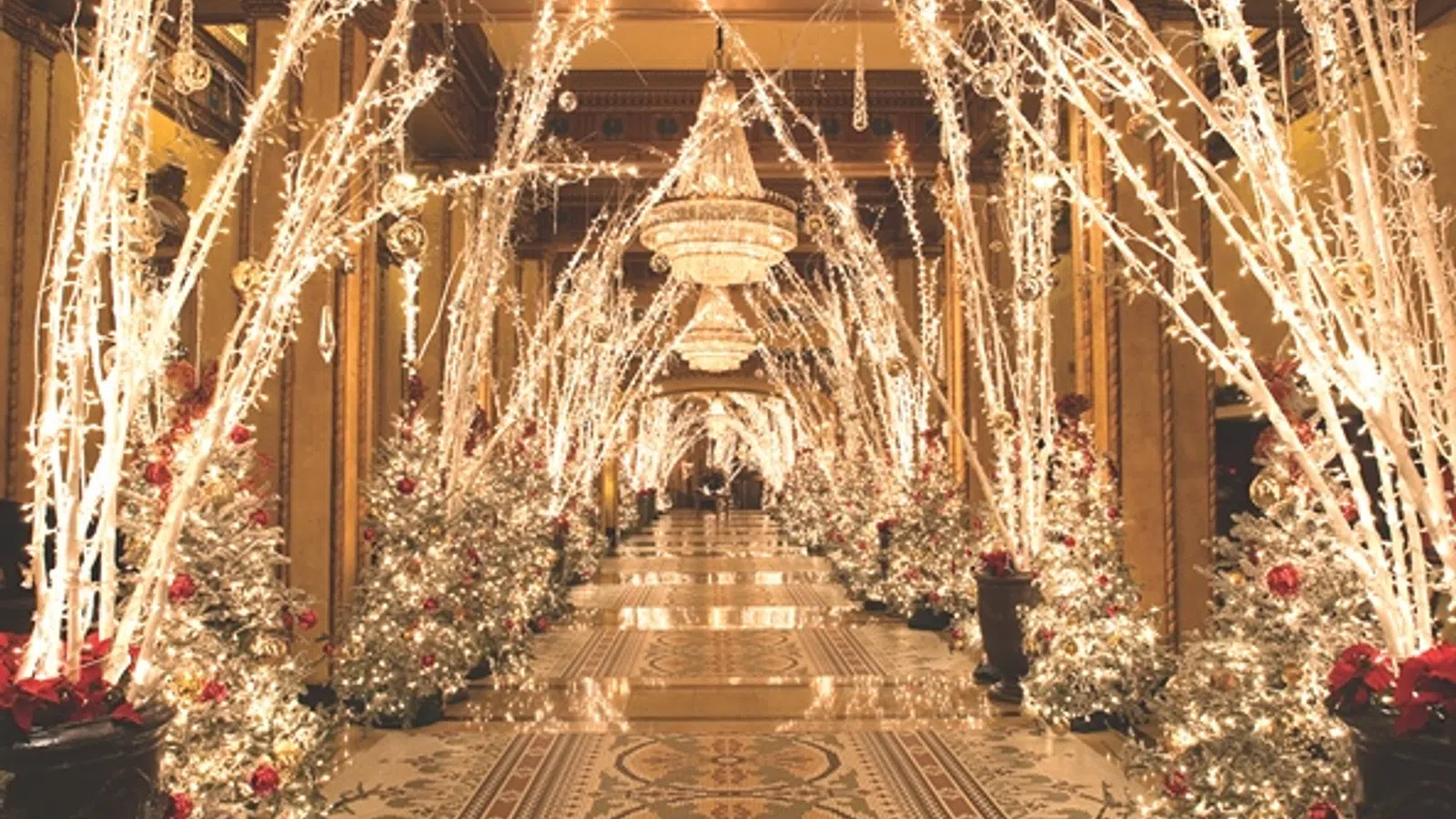 a large decorated room