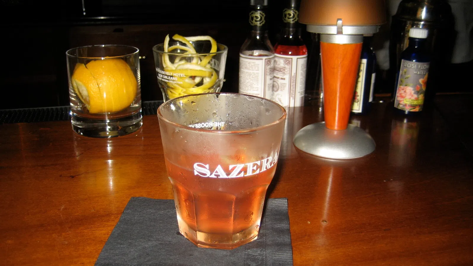 a glass of beer on a table
