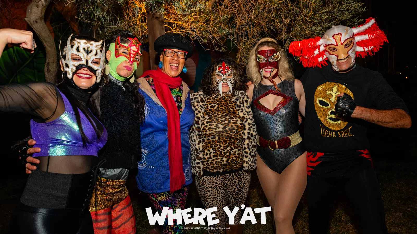 a group of people wearing clothing