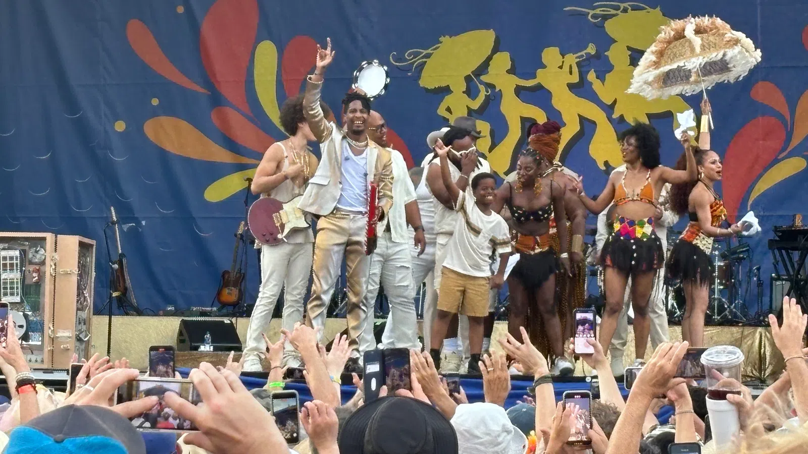 a group of people on a stage