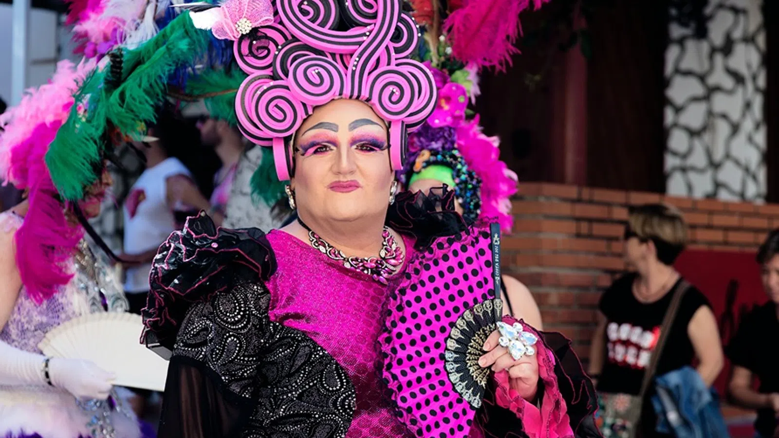 a person wearing a garment
