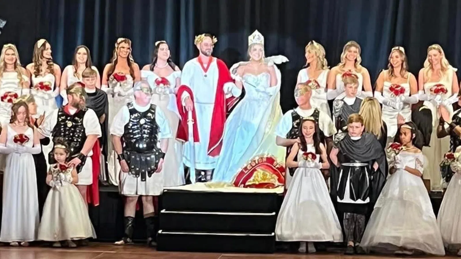 a group of people on a stage