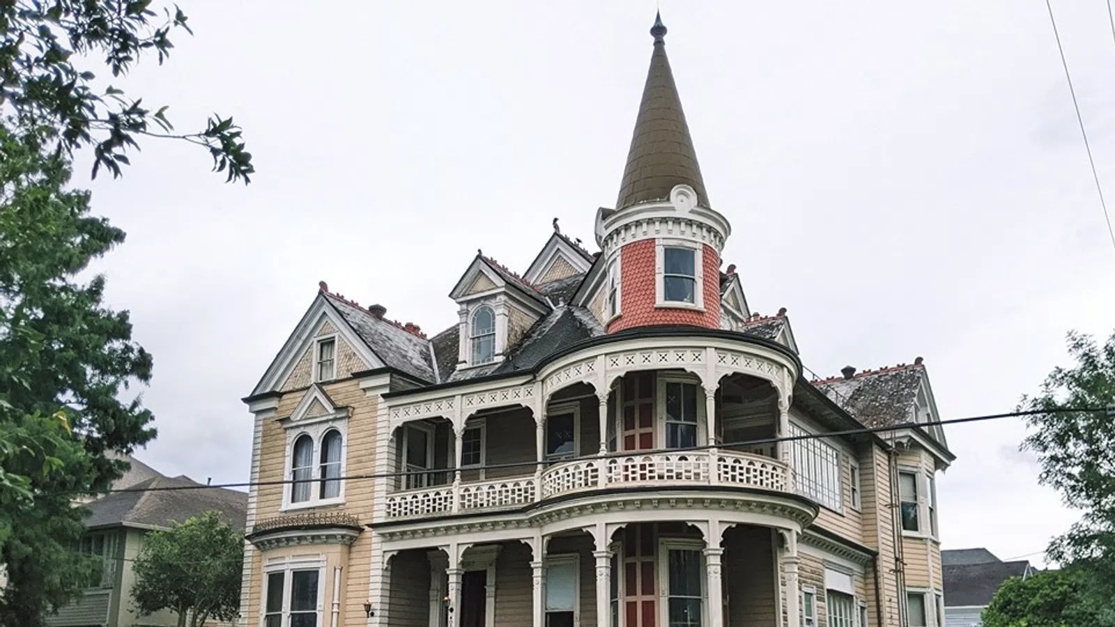 a large white building with a steeple