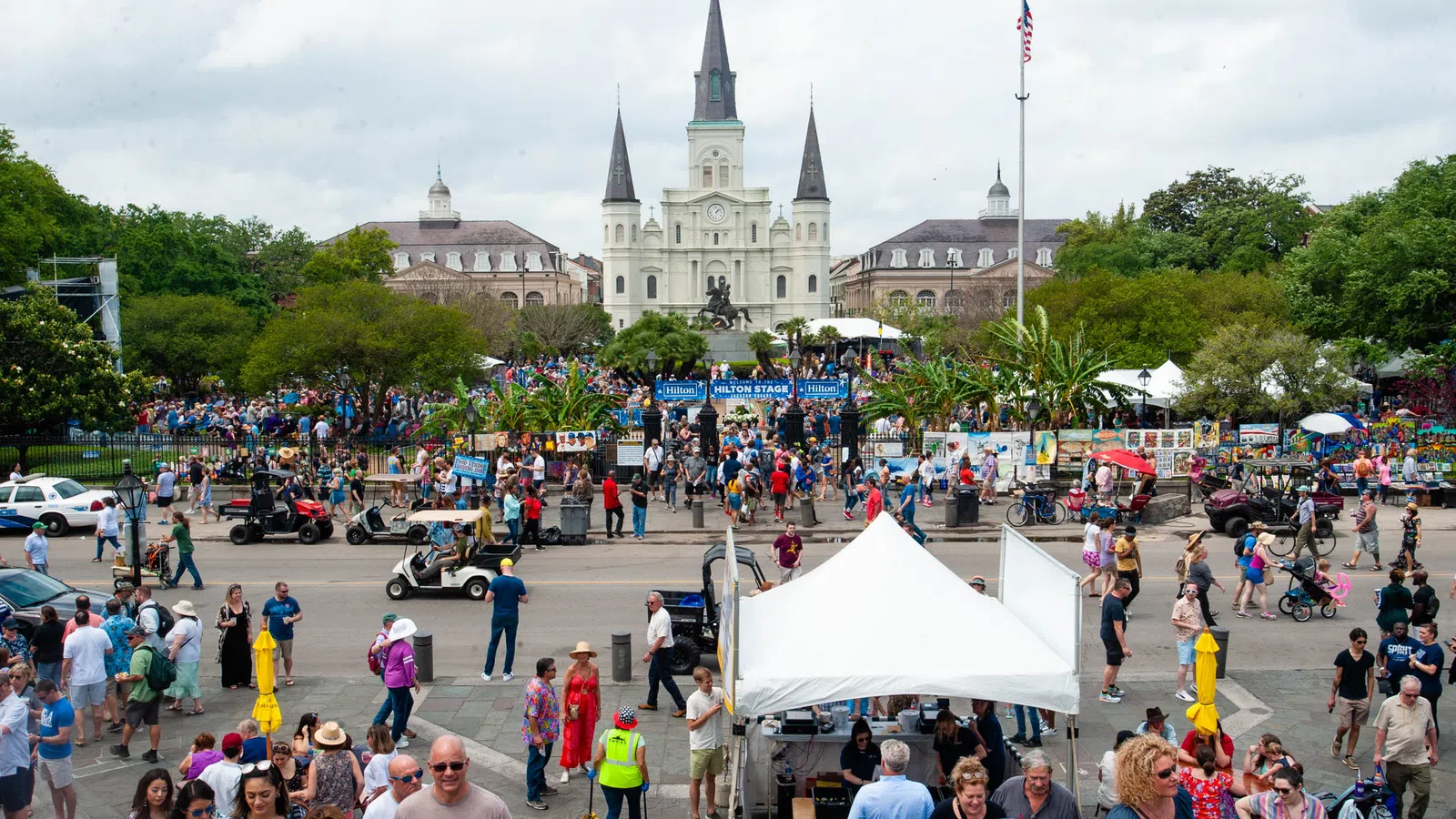 a crowd of people at an event