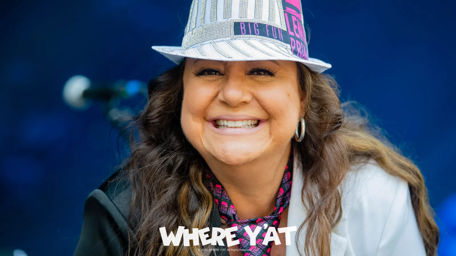 a person wearing a hat
