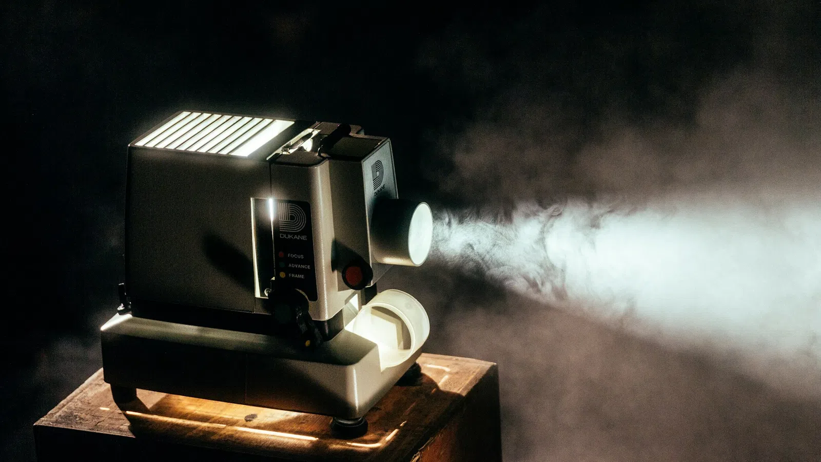 a camera on a table