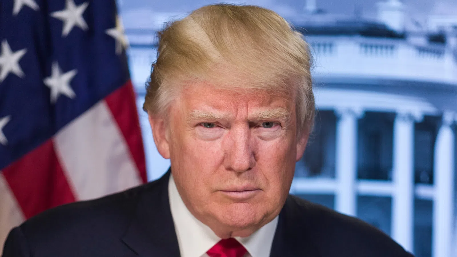 Donald Trump in a suit and tie