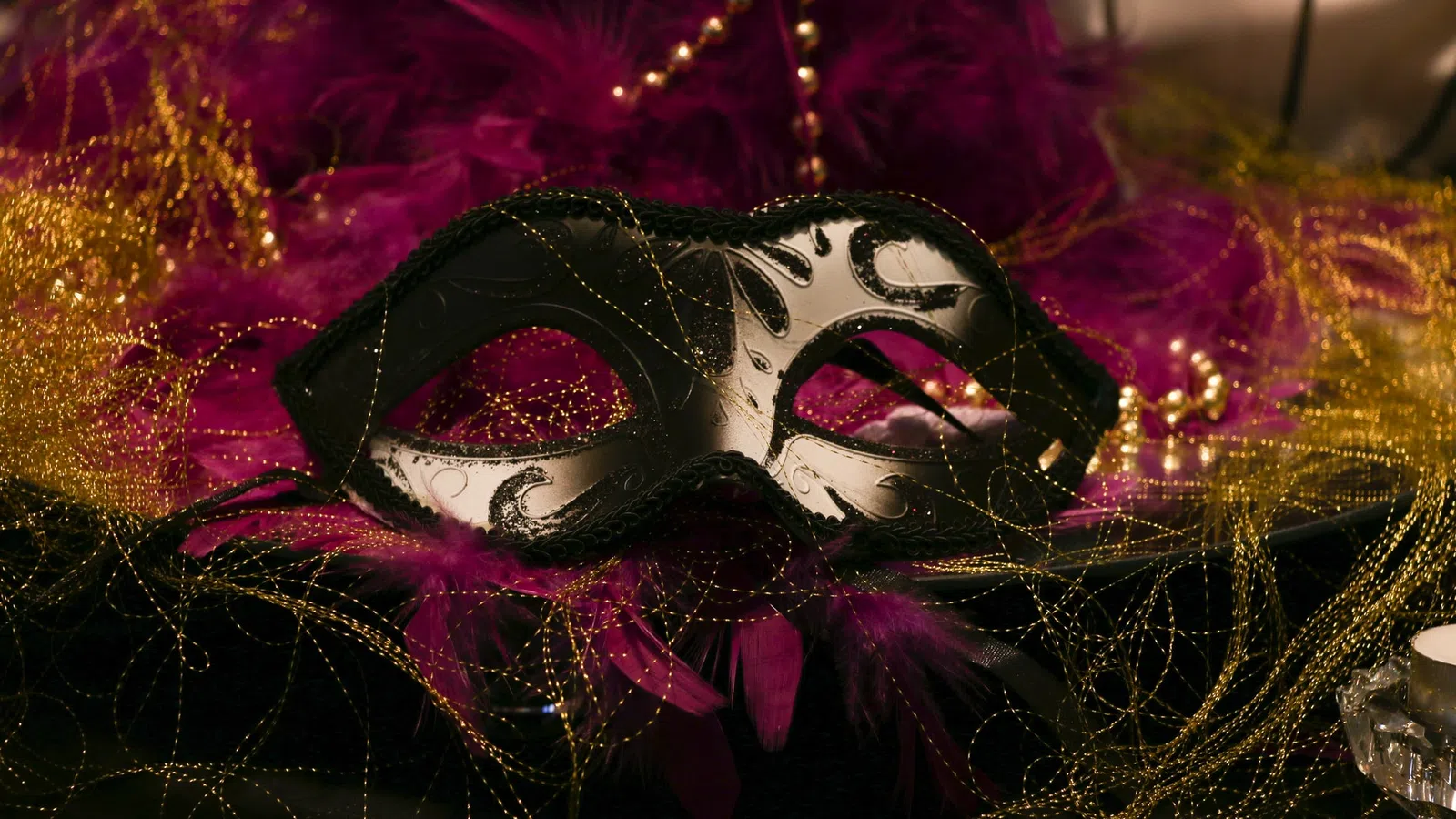 a person wearing a mask