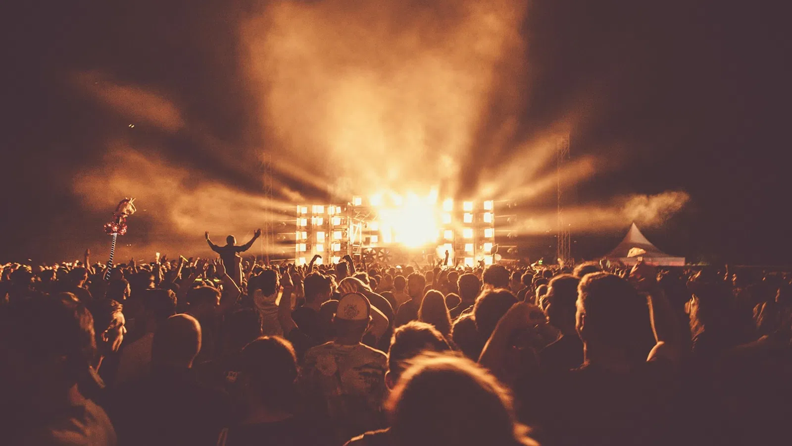 a large crowd of people at a concert