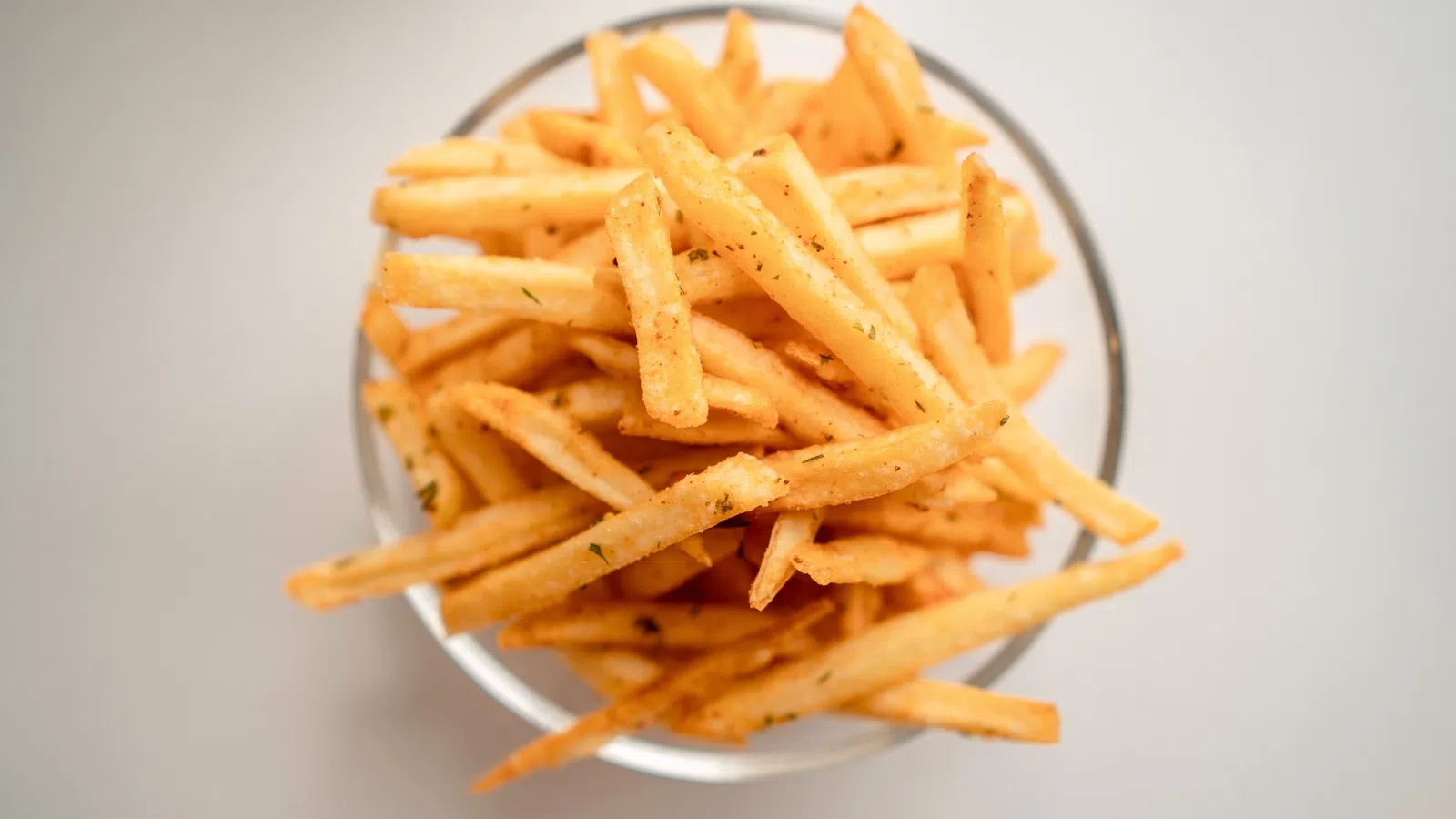 a plate of french fries
