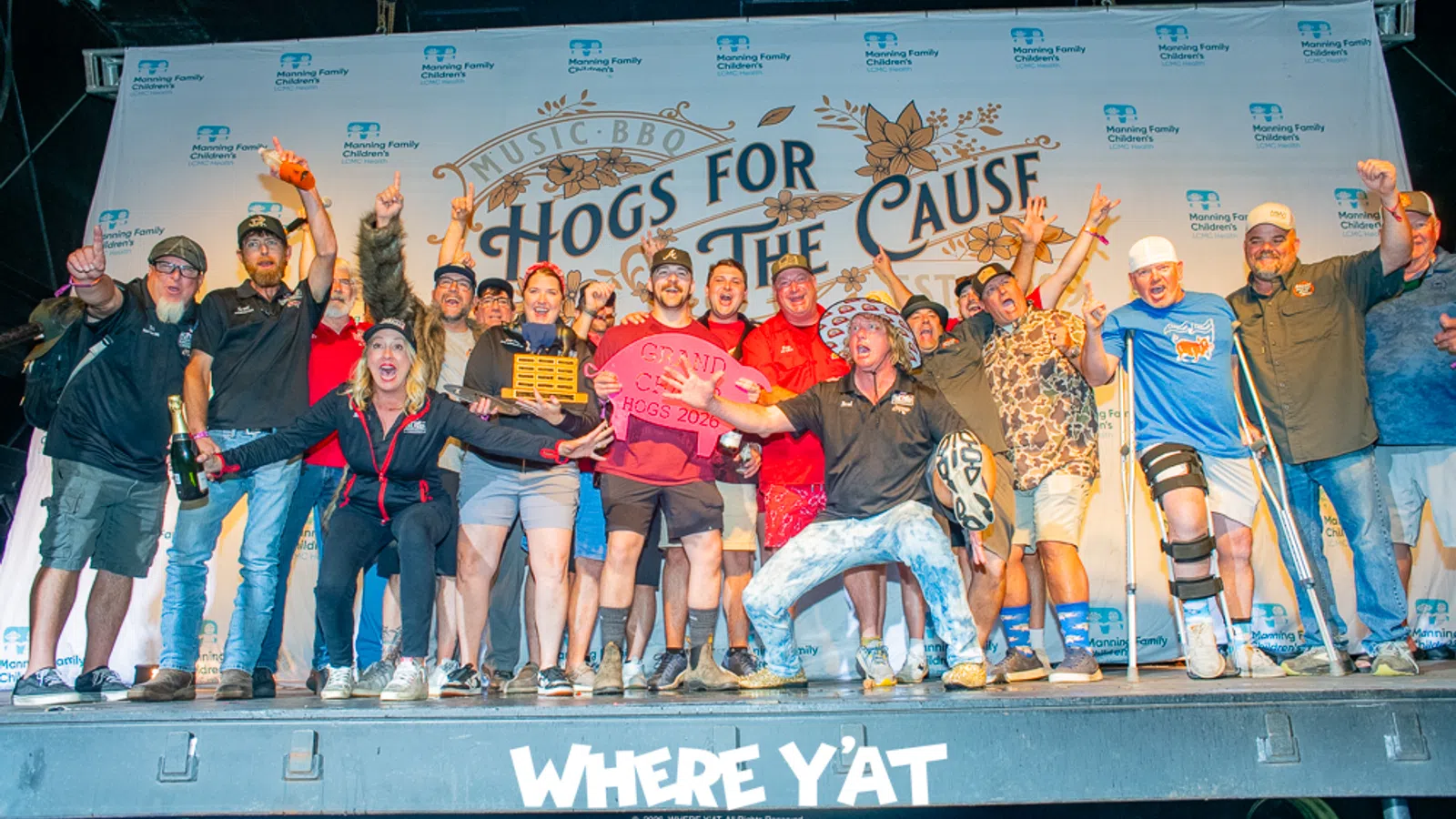Winner of Hogs for The Cause 2026 Grand Champions is Carnivore Carnival. Hogs For The Cause has raised over six million dollars for 2026. #hogsforthecause #hogsforthecause2026 #grandchampioncarnivorecarnival
