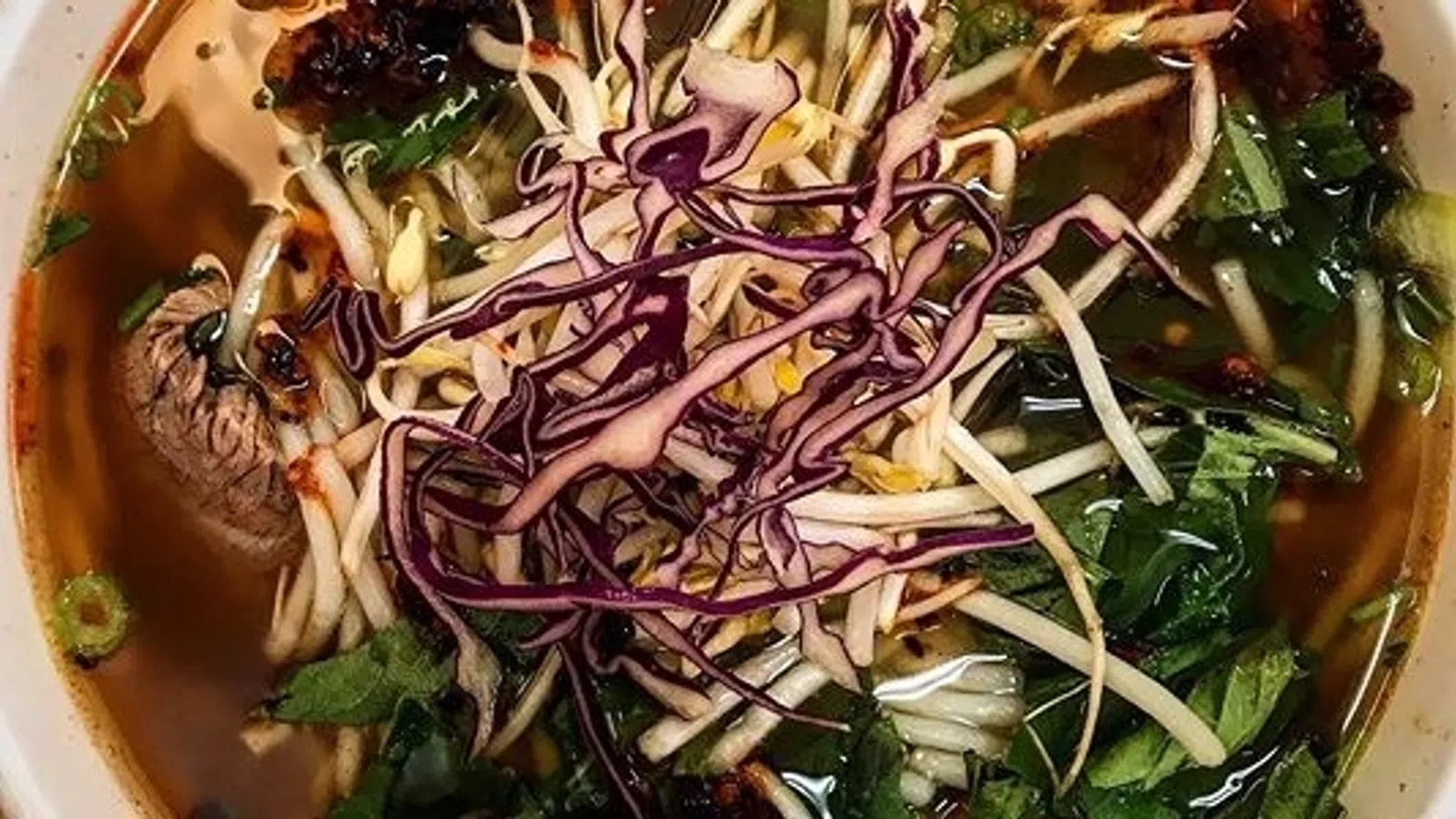 a bowl of food