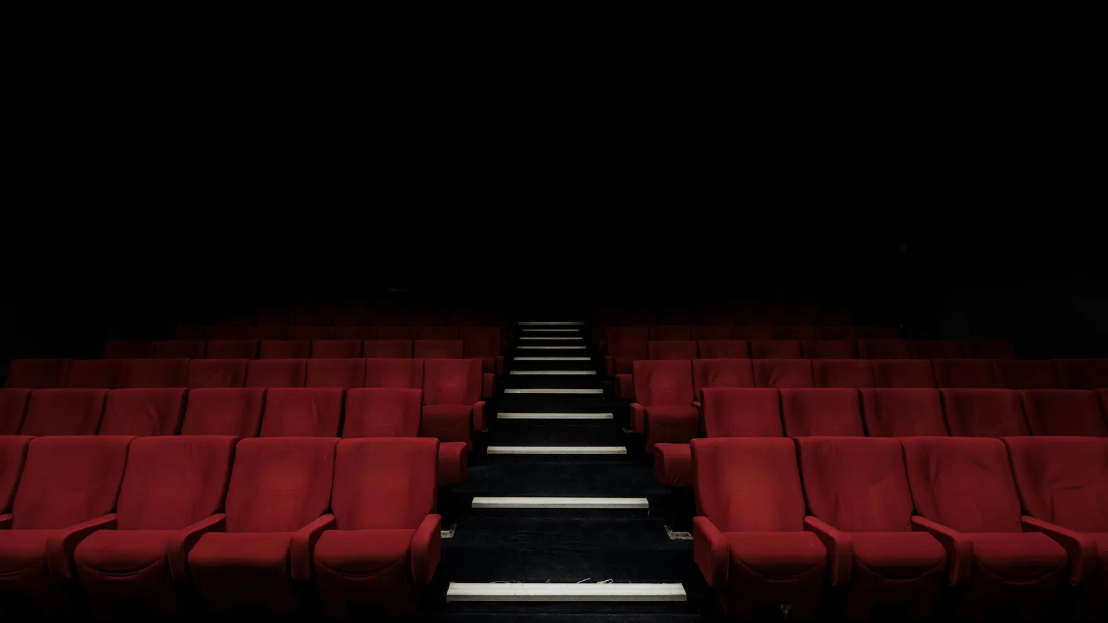 a large empty theater