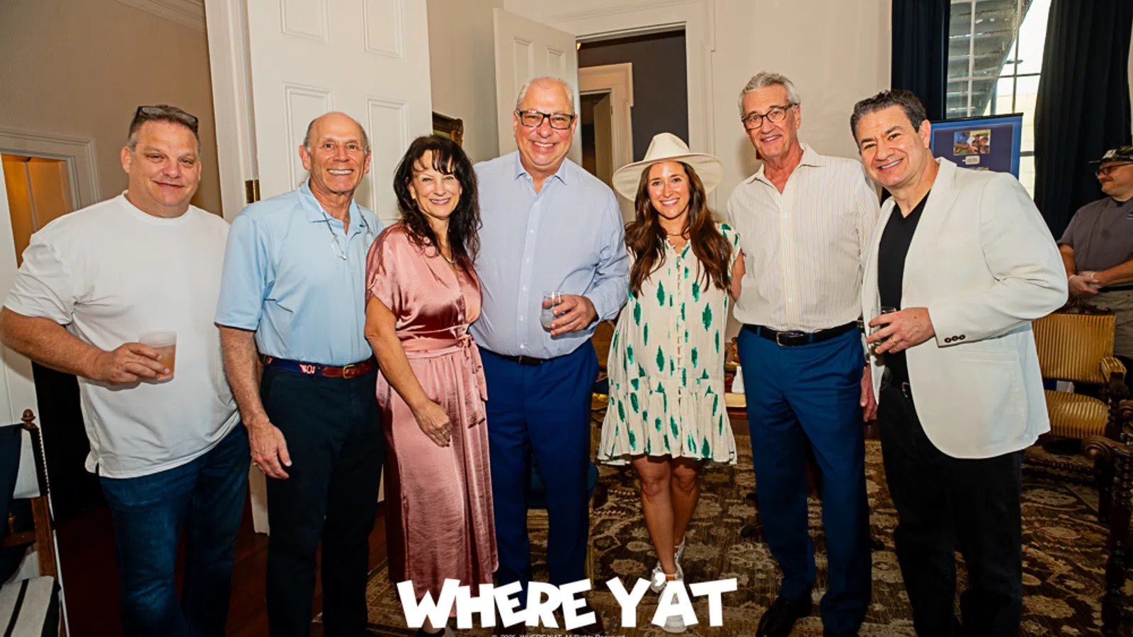 a group of people posing for a photo