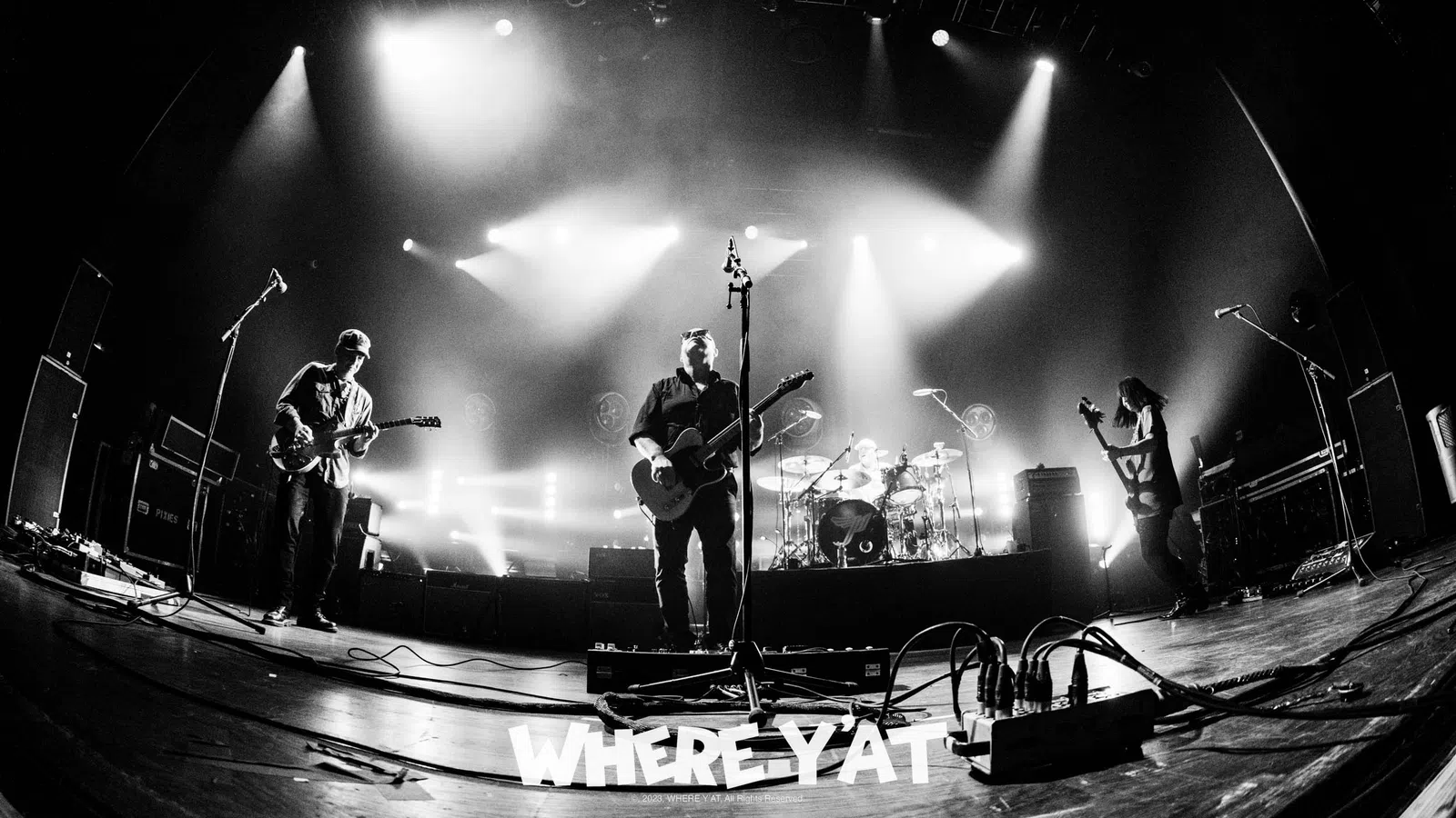 a group of men on a stage