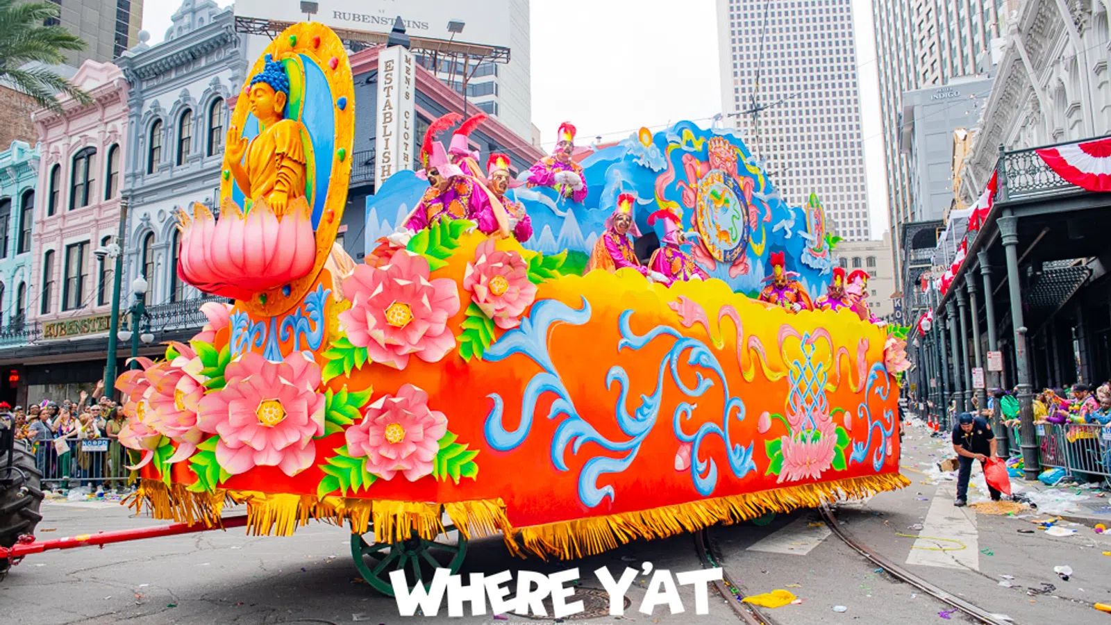 The Krewe of Rex with its theme 