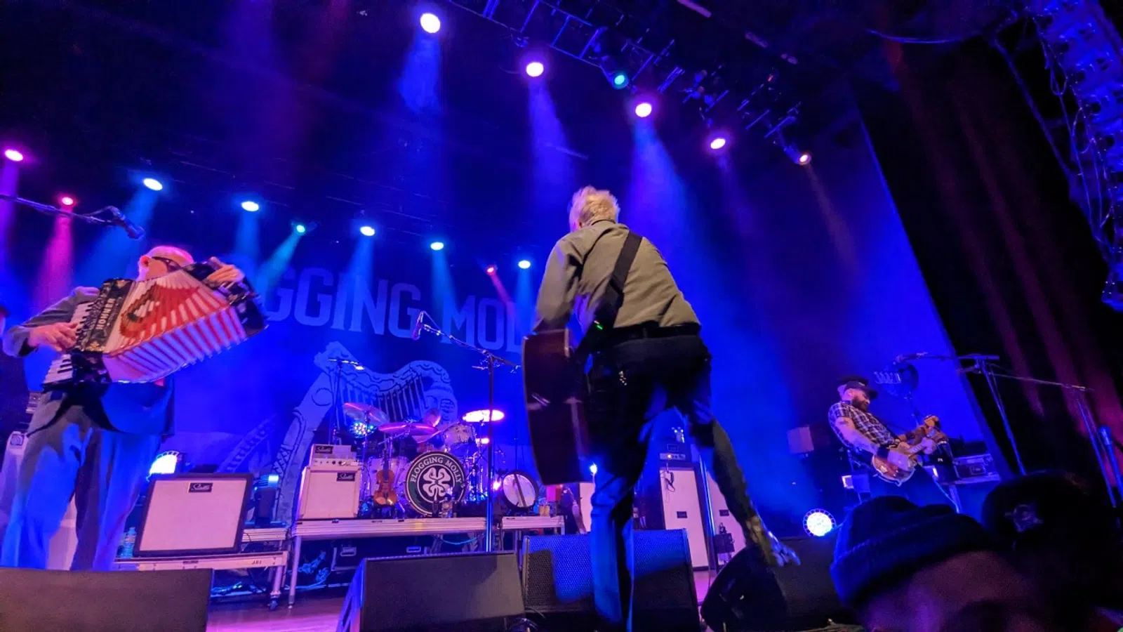 a group of people on a stage