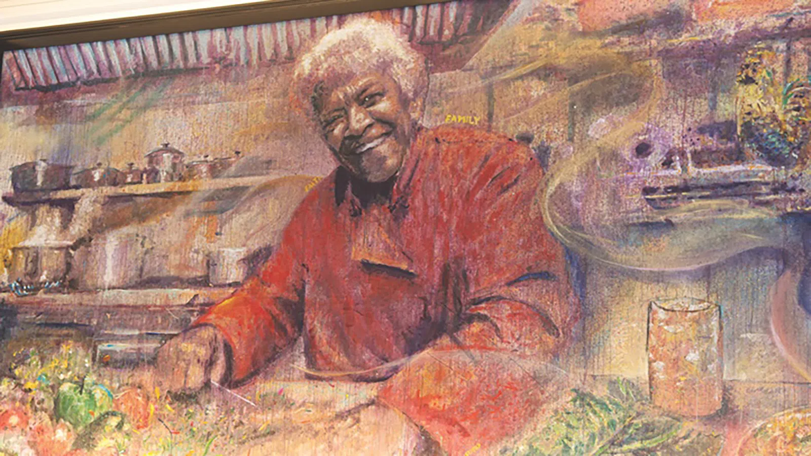 a painting of a man