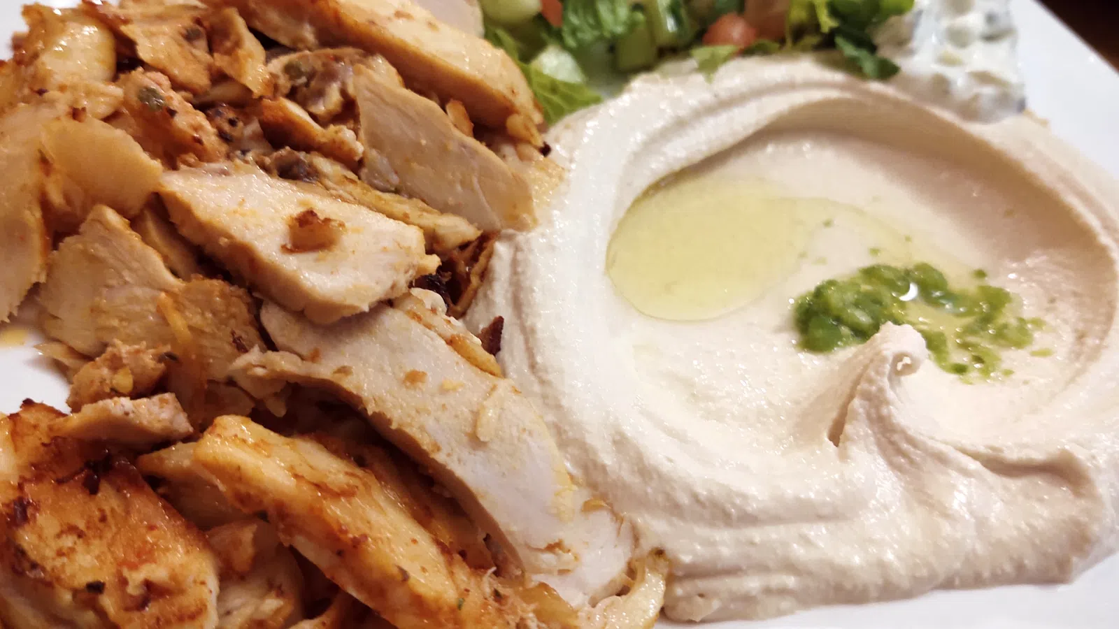 a plate of food