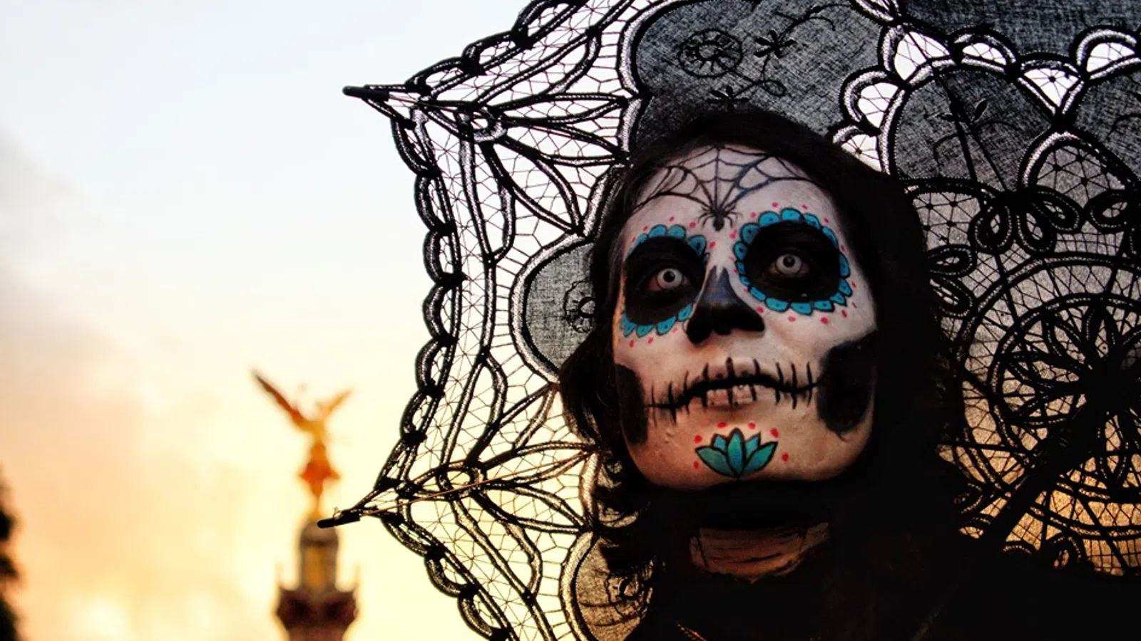 a person wearing a mask