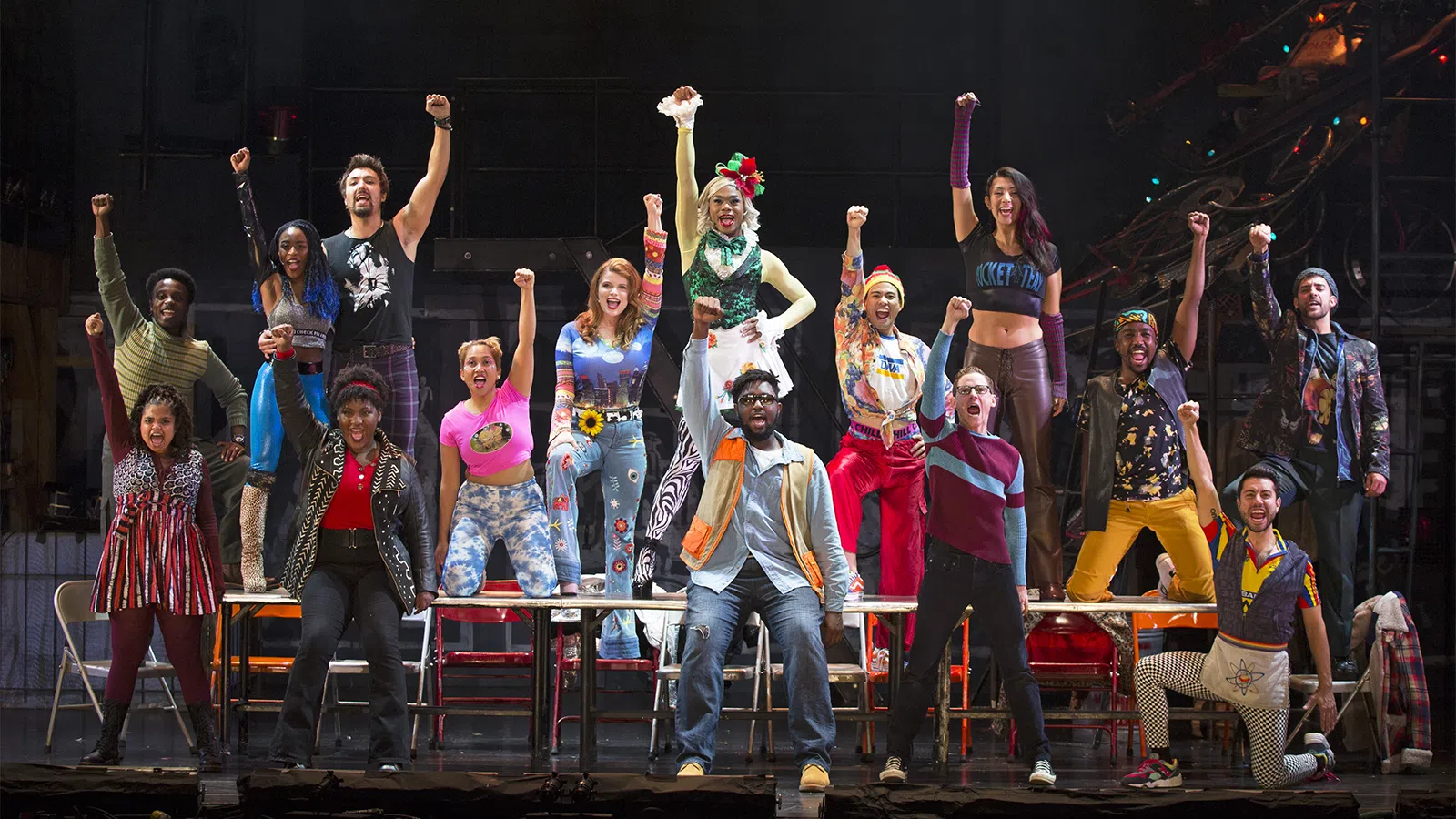 a group of people on a stage