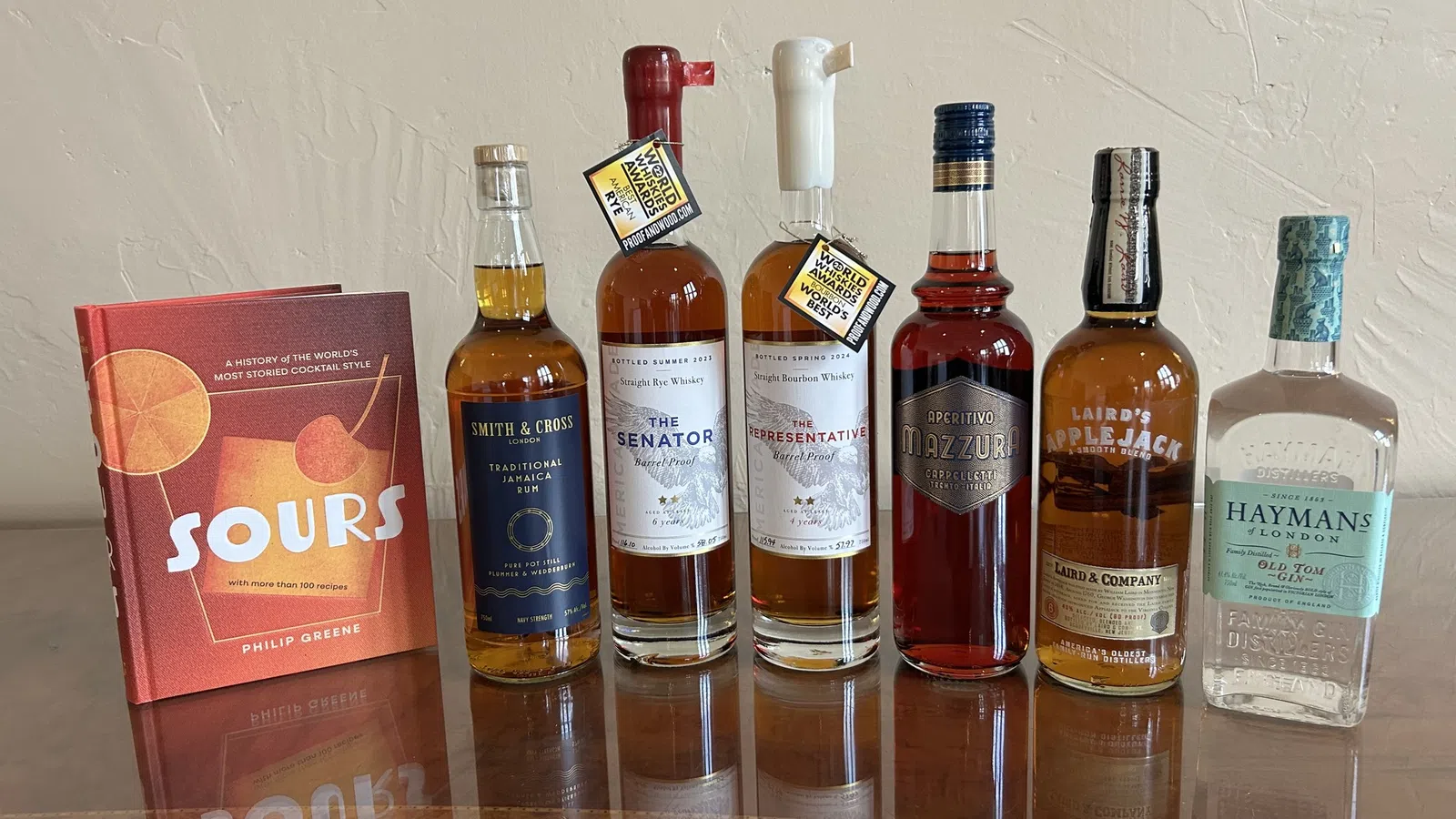 a group of bottles and a box
