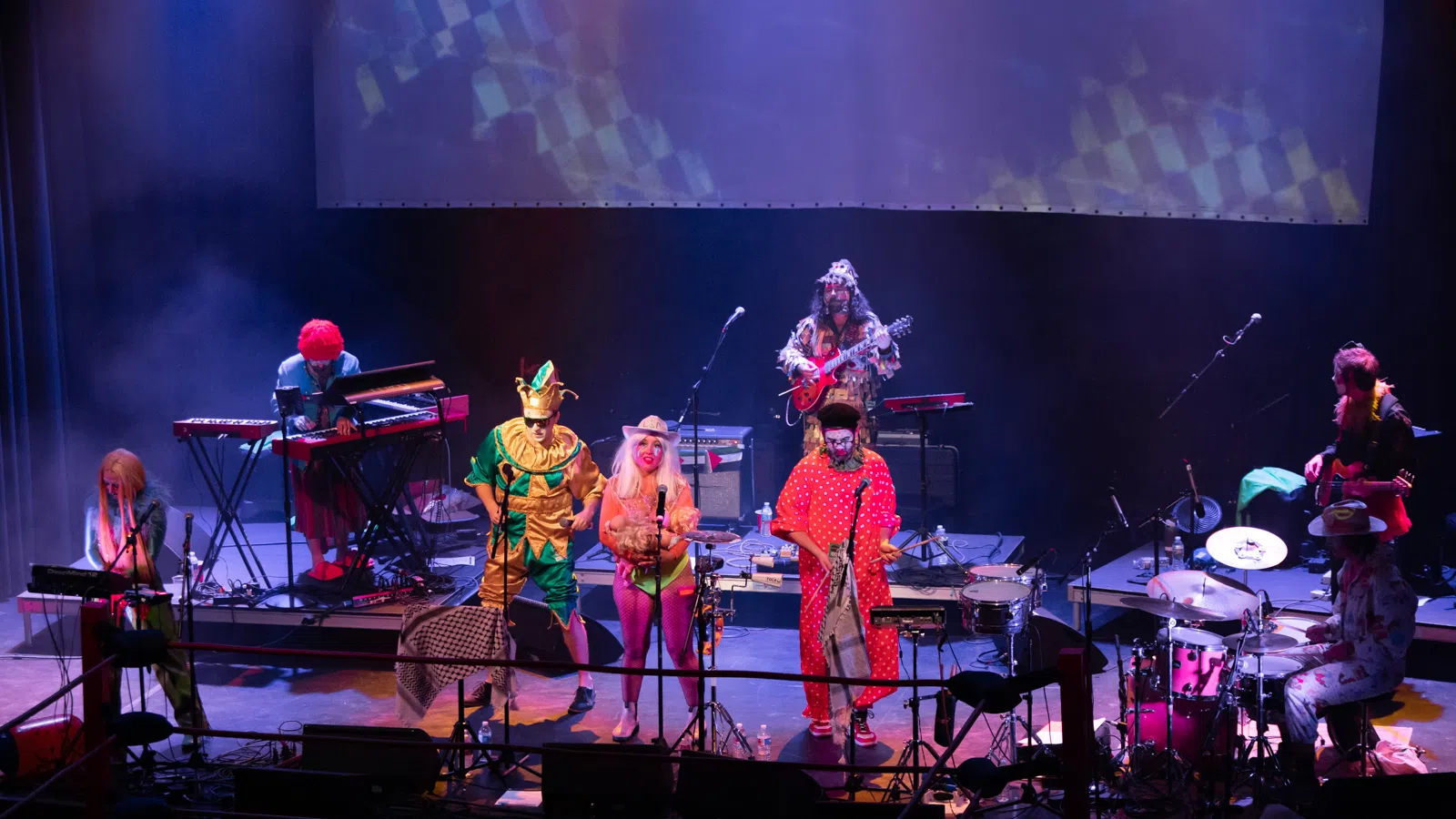 a group of people on a stage