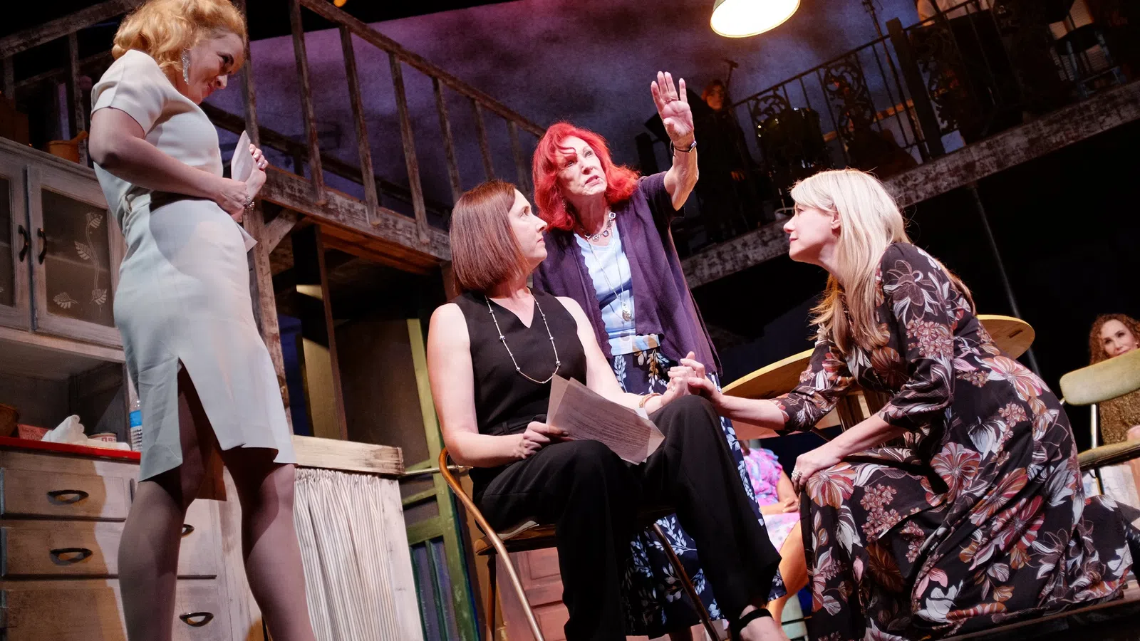 a group of people on a stage