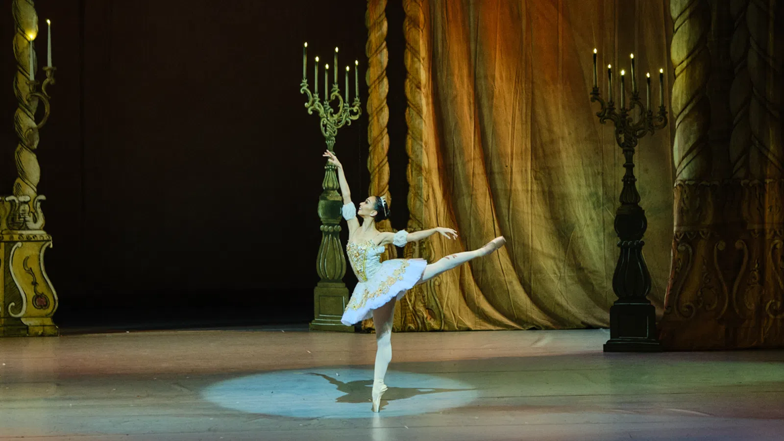 a person dancing on a stage