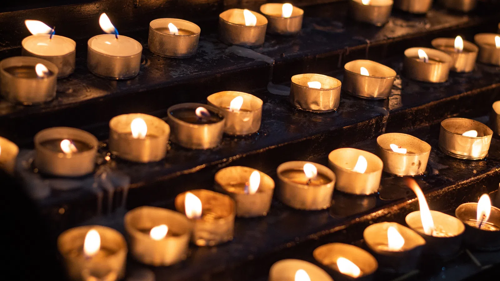 a group of candles