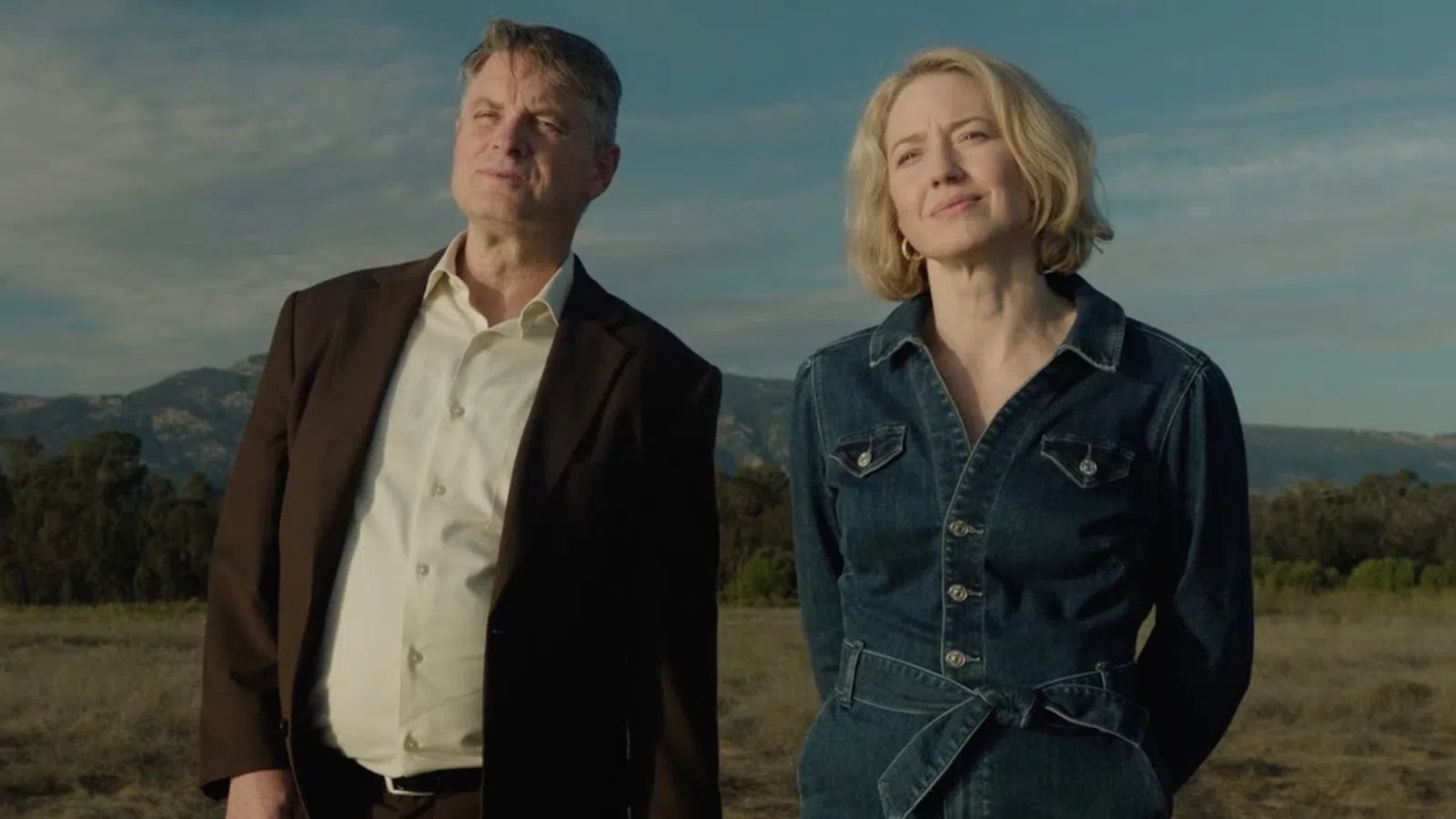 Carrie Coon et al. standing together outside