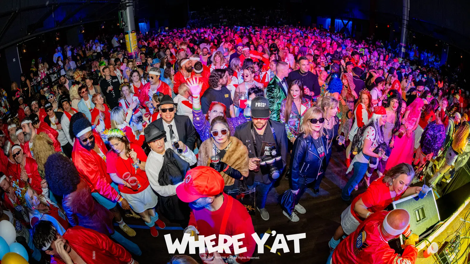 a large crowd of people