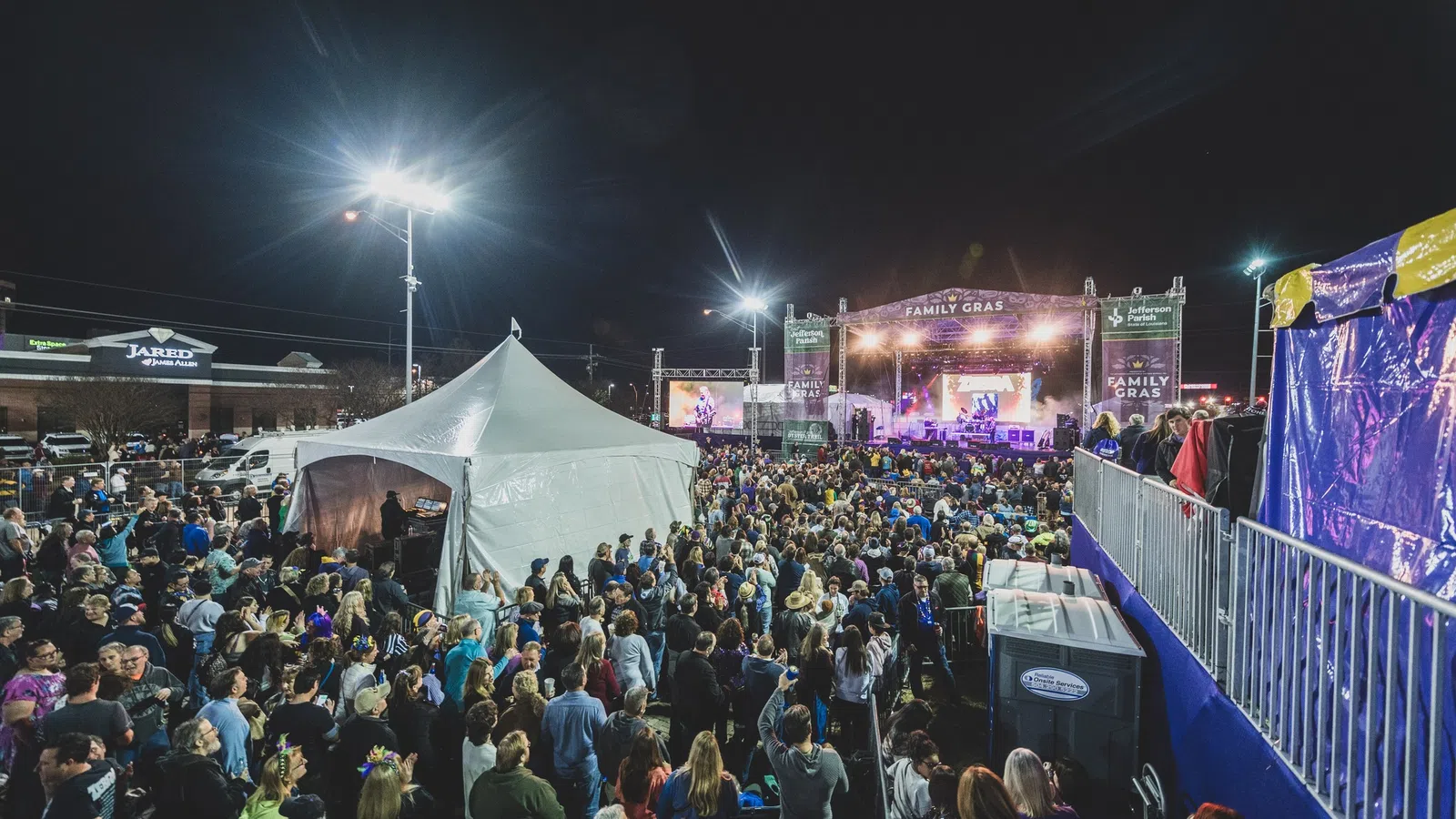 a crowd of people at a concert