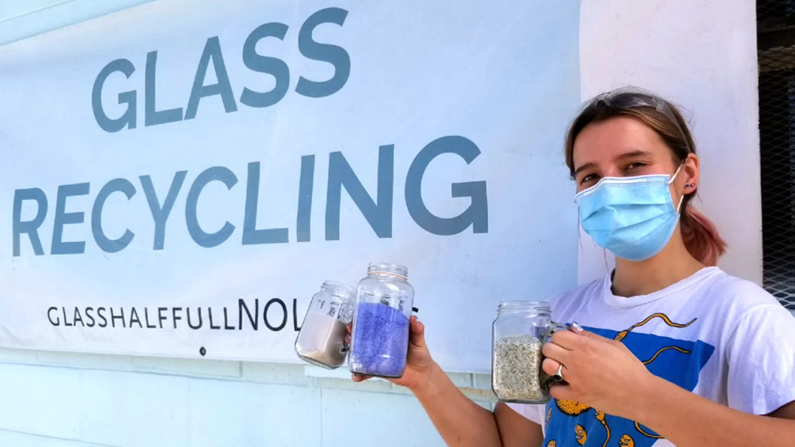 Raise Your Glass to Coastal Restoration?Glass Half Full Turns Glass Garbage Into Coast