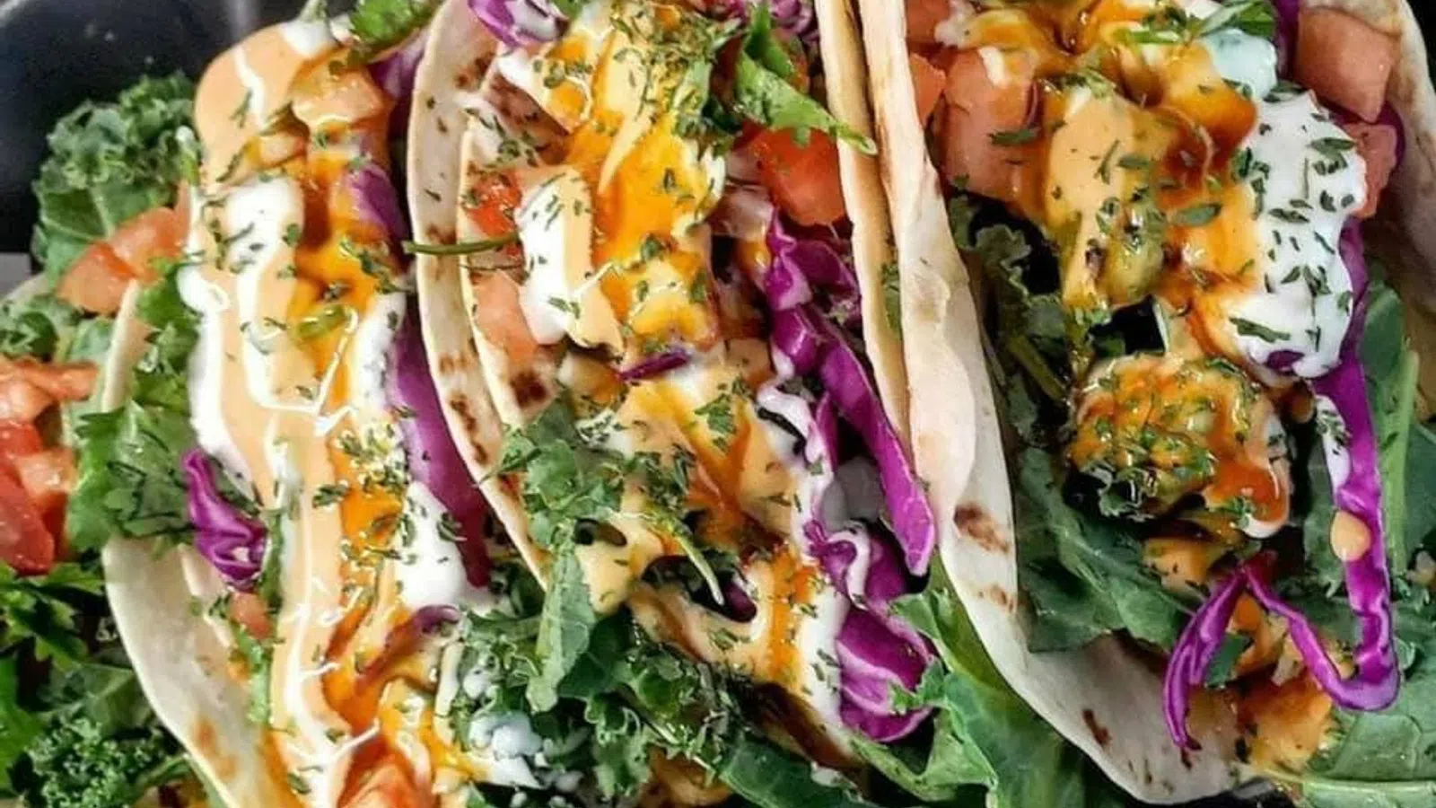 a plate of salad