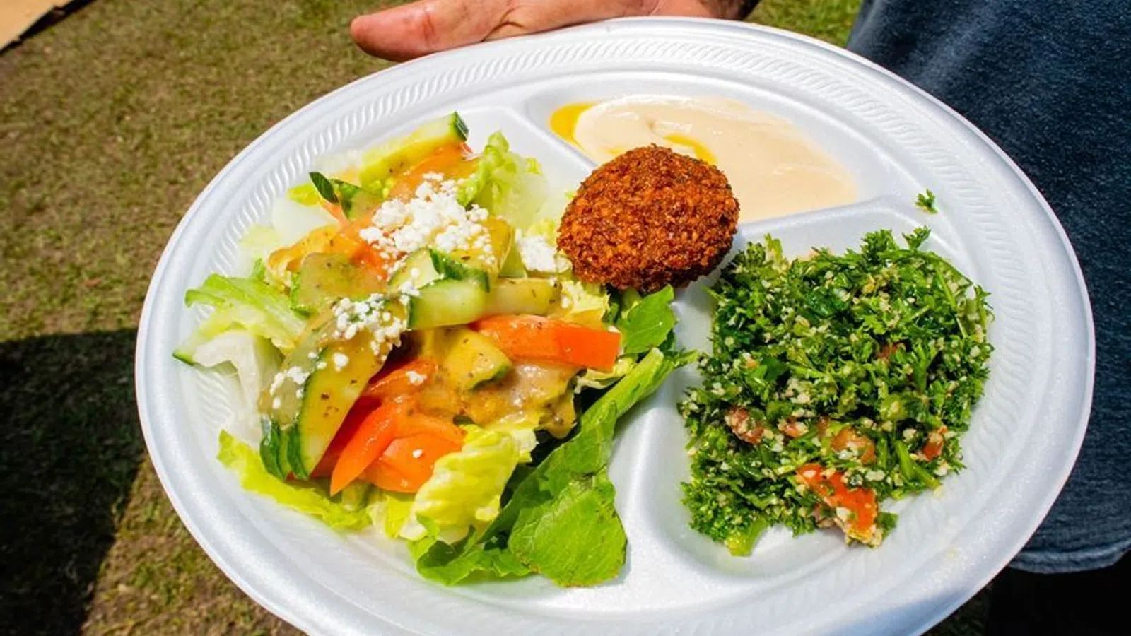 a plate of food