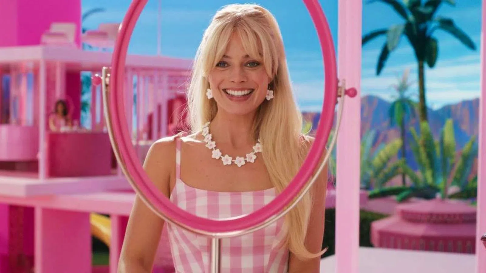 Margot Robbie smiling for the camera