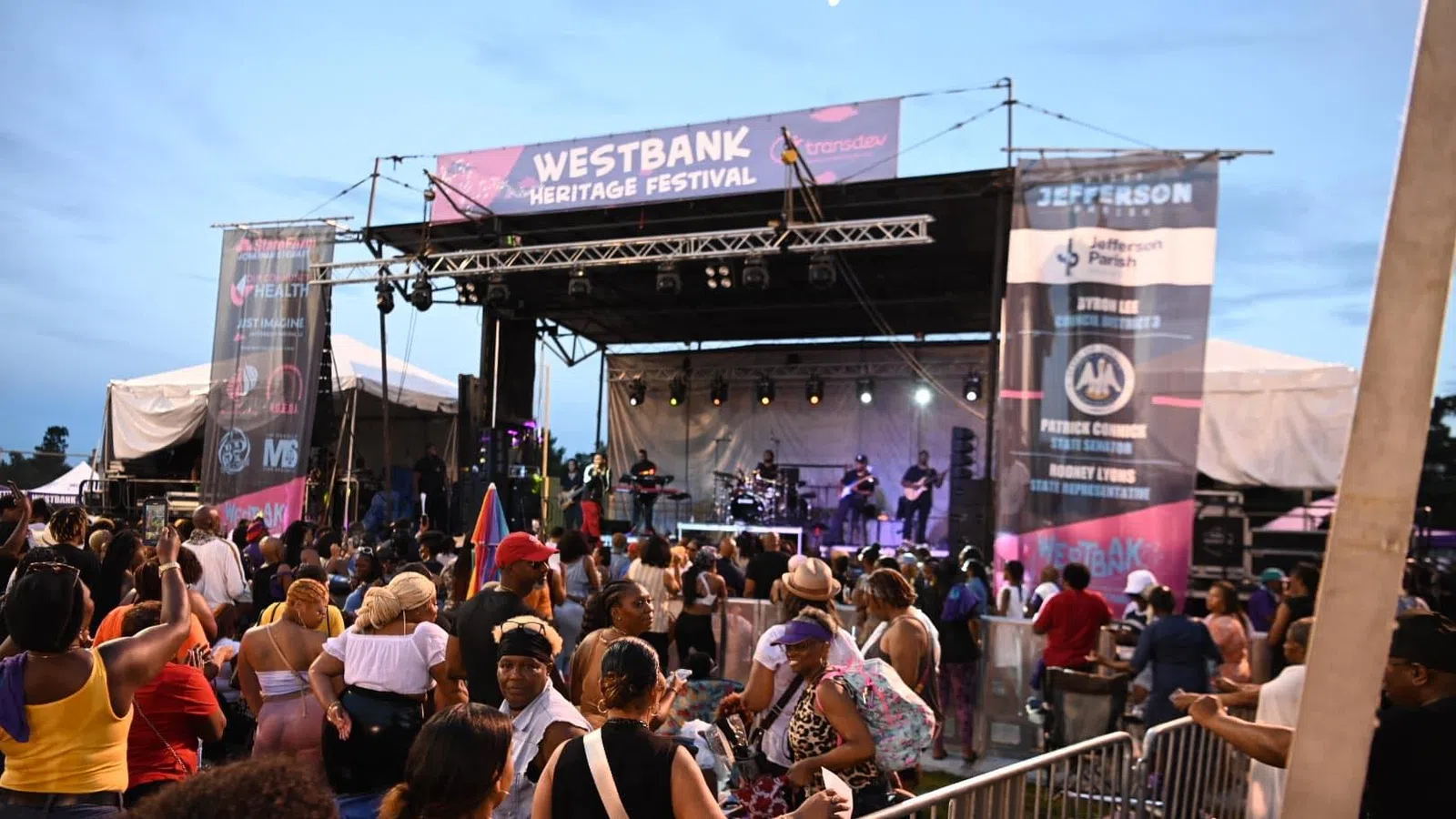 a crowd of people at a concert
