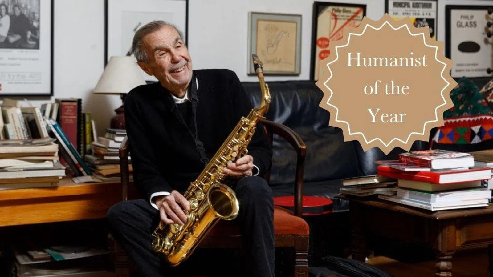 a person playing a saxophone