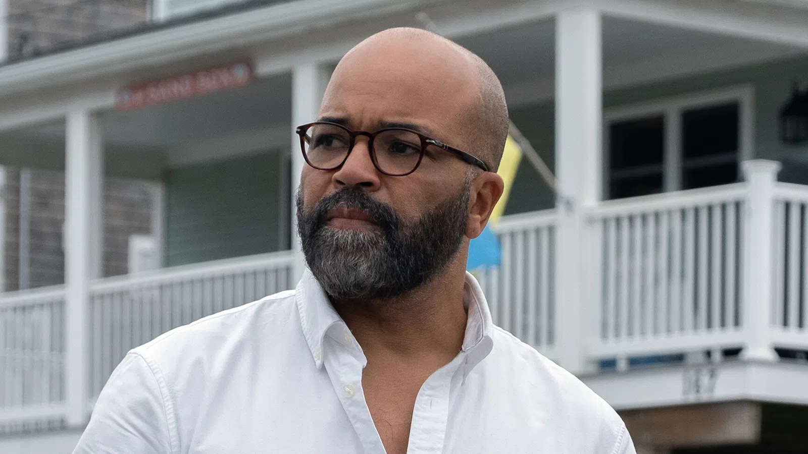 Jeffrey Wright wearing glasses