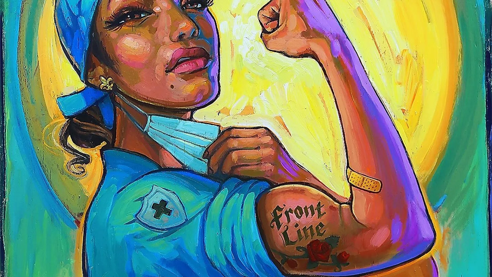 Terrance Osborne Creates Art Honoring Heroes of the Coronavirus Pandemic